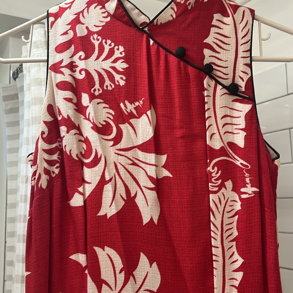 VTG RARE Mamo Howell Muumuu ❤️ size 2 - Picture 3 of 12